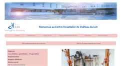 Desktop Screenshot of ch-chateauduloir.fr