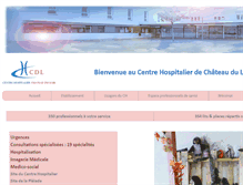 Tablet Screenshot of ch-chateauduloir.fr